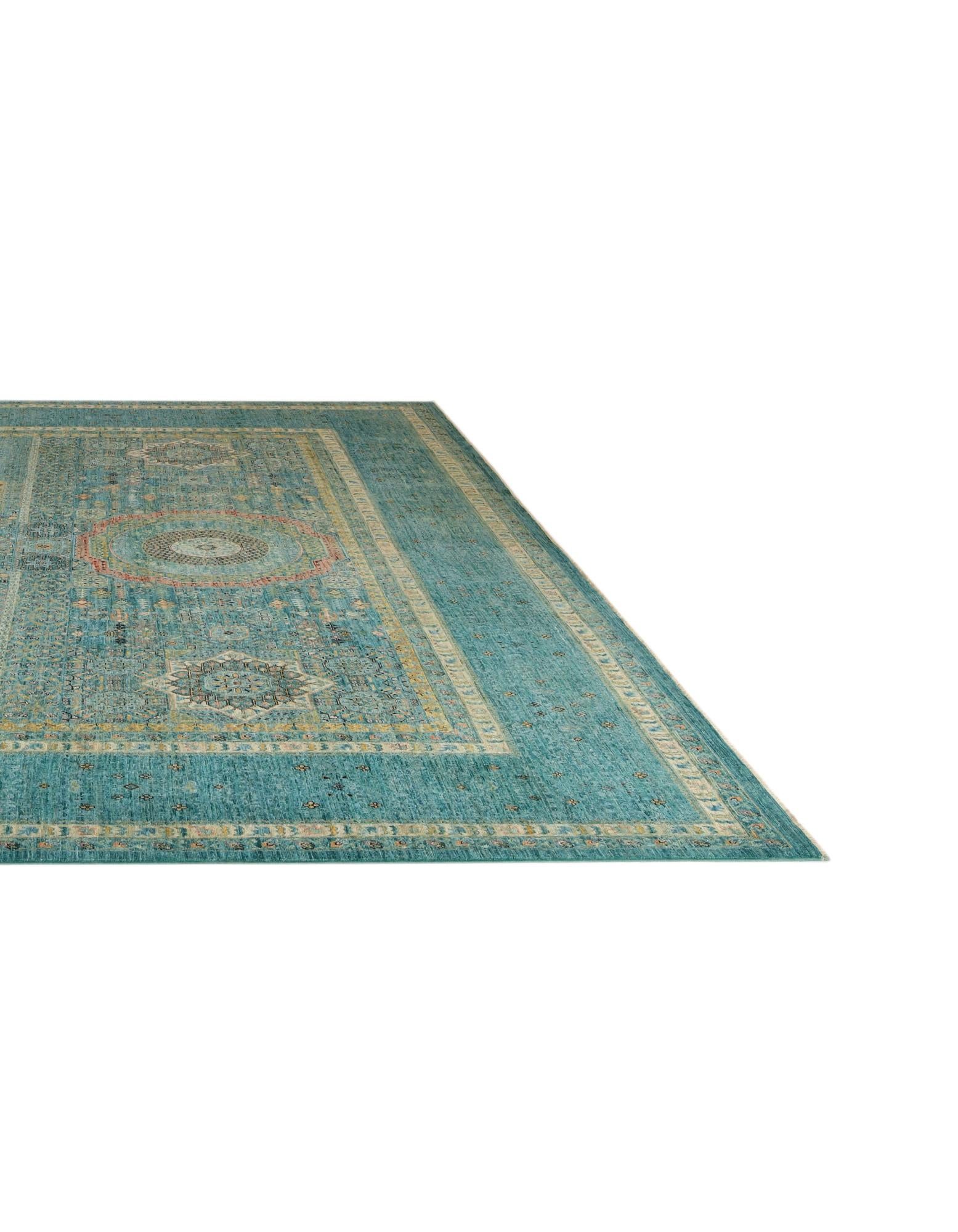 12' x 17' 7 Hand Knotted Mamluk Ziegler Oriental Rug