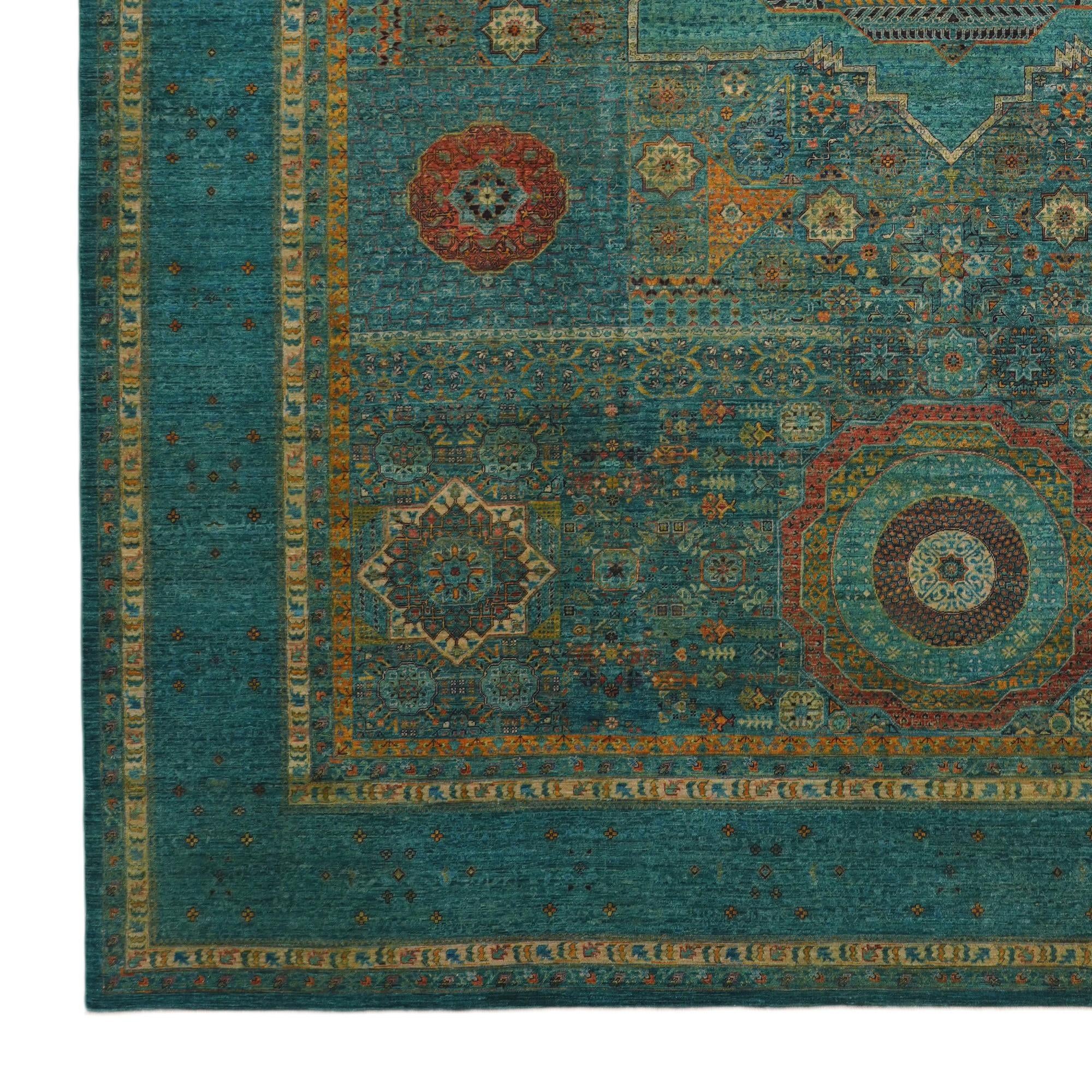 12' x 17' 7 Hand Knotted Mamluk Ziegler Oriental Rug