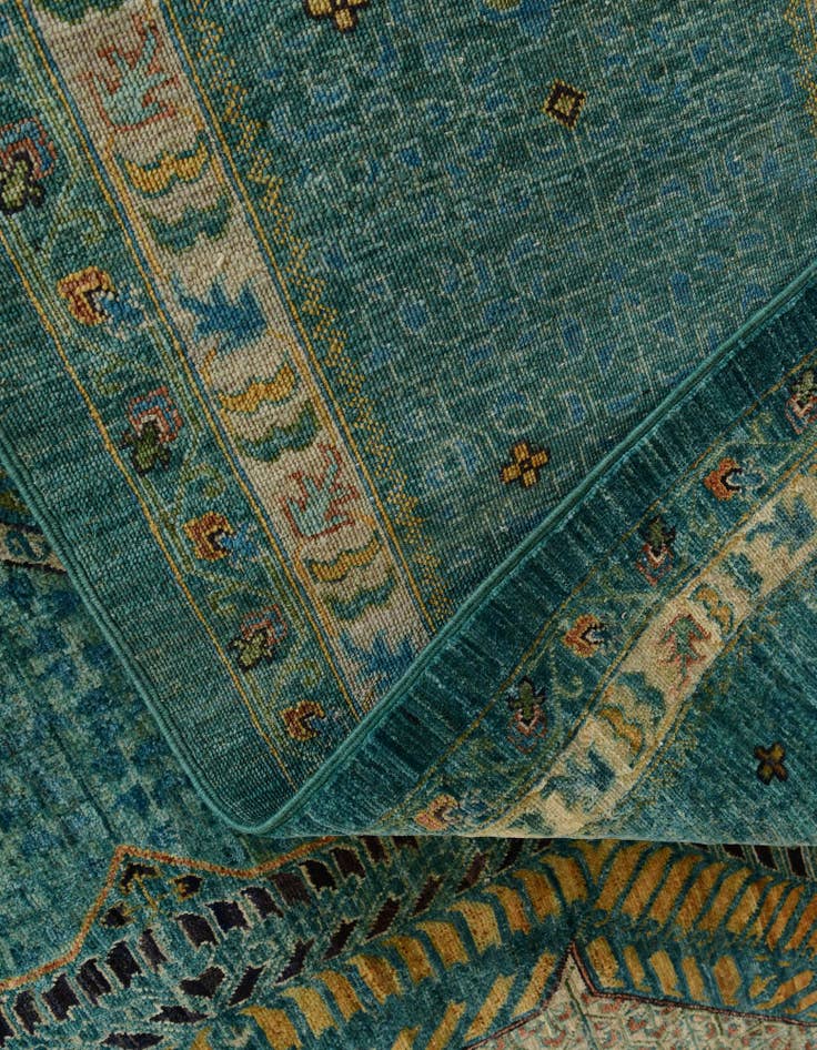 Detail image of 12' x 17' 7 Hand Knotted Mamluk Ziegler Oriental Rug