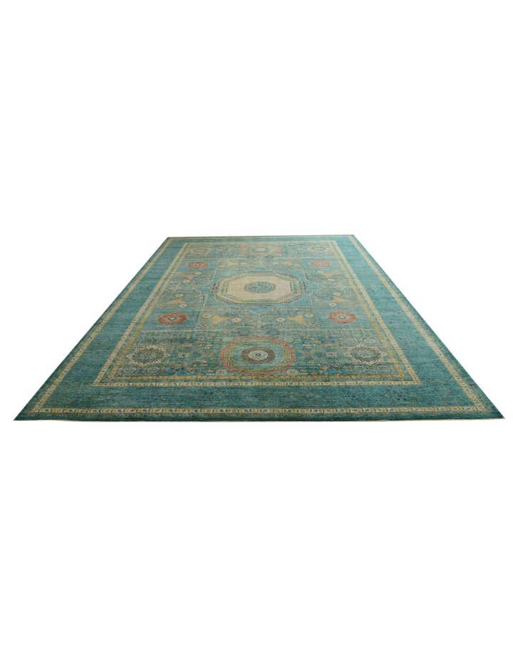 12' x 17' 7 Hand Knotted Mamluk Ziegler Oriental Rug