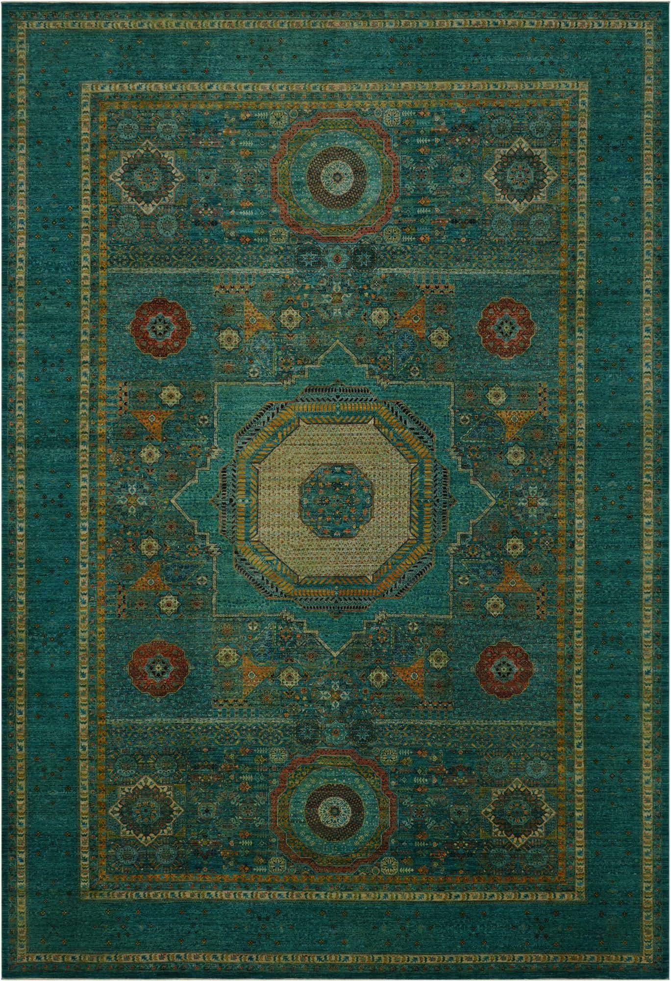 12' x 17' 7 Hand Knotted Mamluk Ziegler Oriental Rug