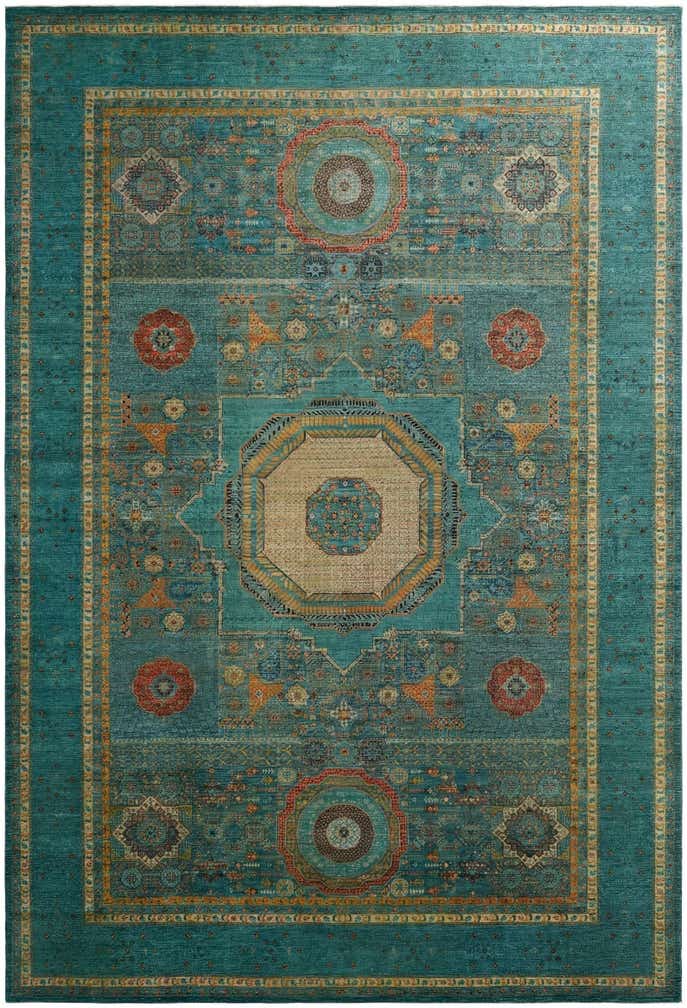 12' x 17' 7 Hand Knotted Mamluk Ziegler Oriental Rug
