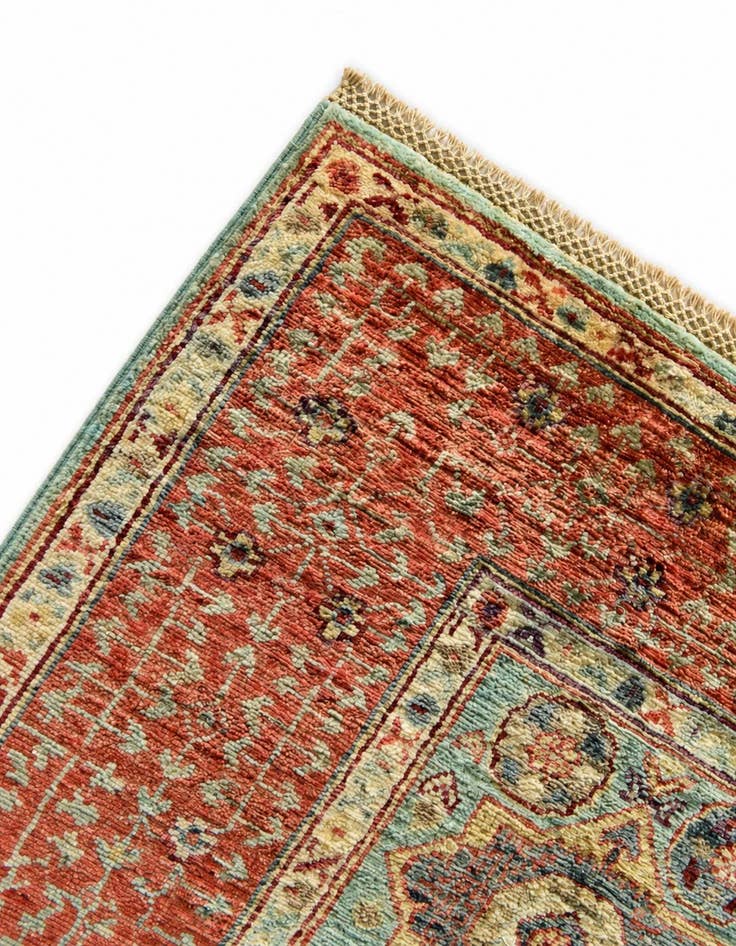 Detail image of 5' 1 x 6' 2 Hand Knotted Mamluk Ziegler Rug