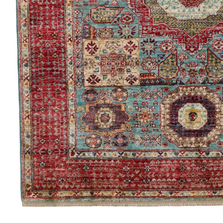 5' 1 x 6' 2 Hand Knotted Mamluk Ziegler Rug