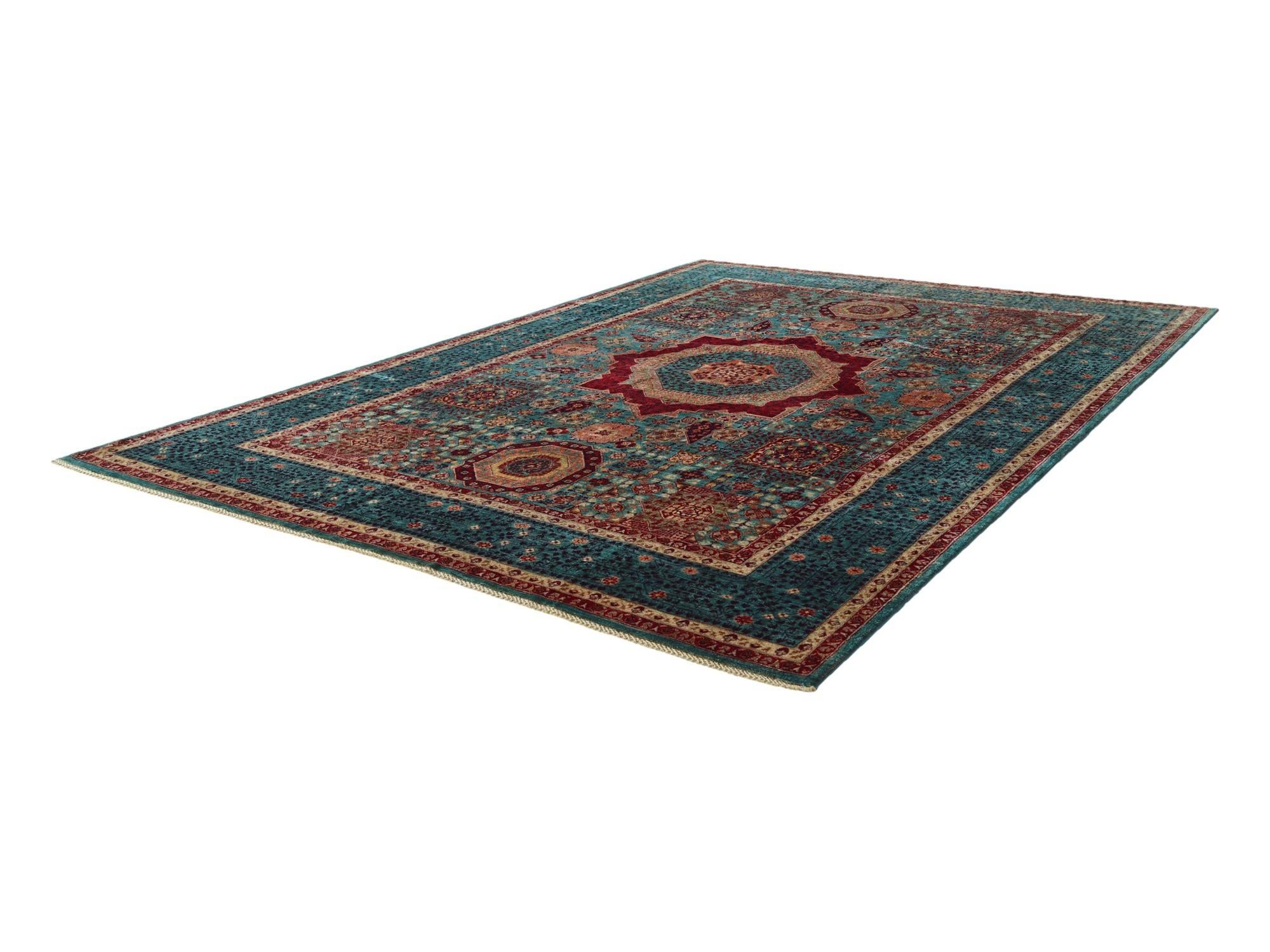 9' x 12' 5 Hand Knotted Mamluk Ziegler Rug