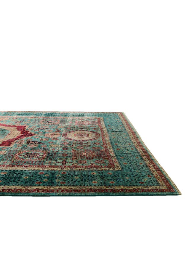 Detail image of 9' x 12' 5 Hand Knotted Mamluk Ziegler Rug
