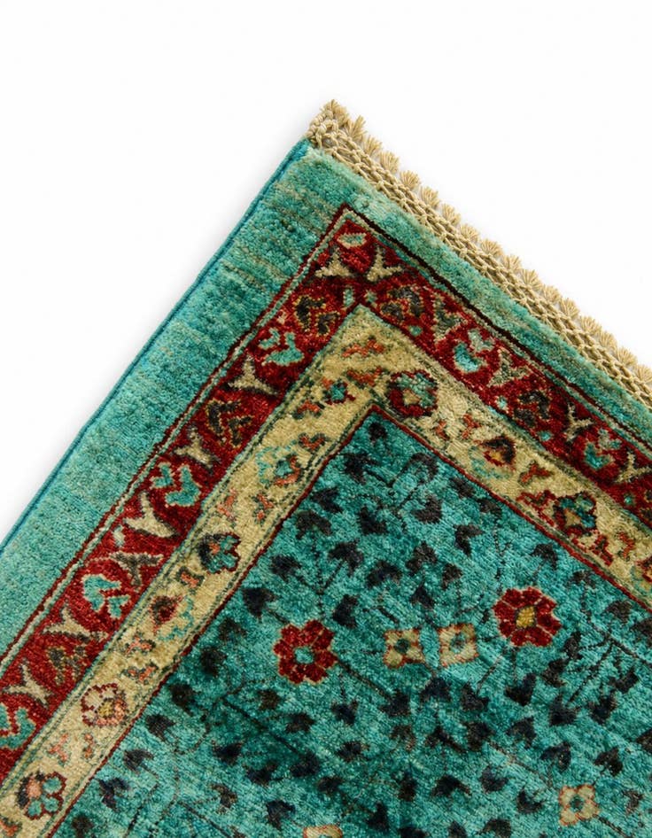 Detail image of 9' x 12' 5 Hand Knotted Mamluk Ziegler Rug