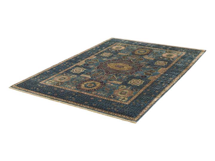 5' 1 x 6' 11 Hand Knotted Mamluk Ziegler Rug