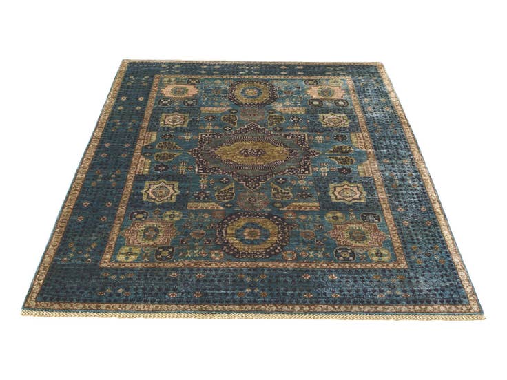 Detail image of 5' 1 x 6' 11 Hand Knotted Mamluk Ziegler Rug
