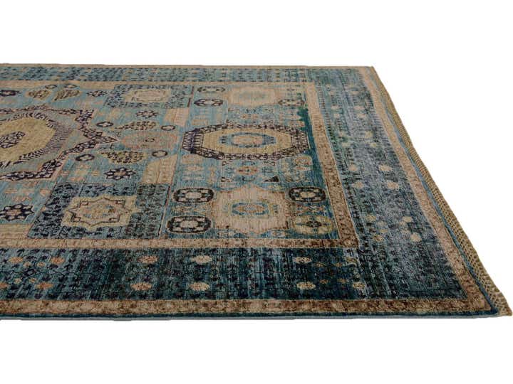 5' 1 x 6' 11 Hand Knotted Mamluk Ziegler Rug