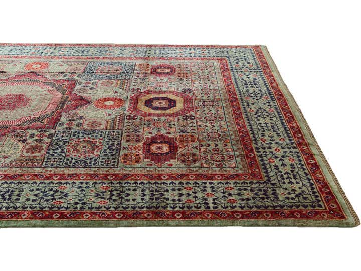 6' 6 x 9' 8 Hand Knotted Mamluk Ziegler Rug
