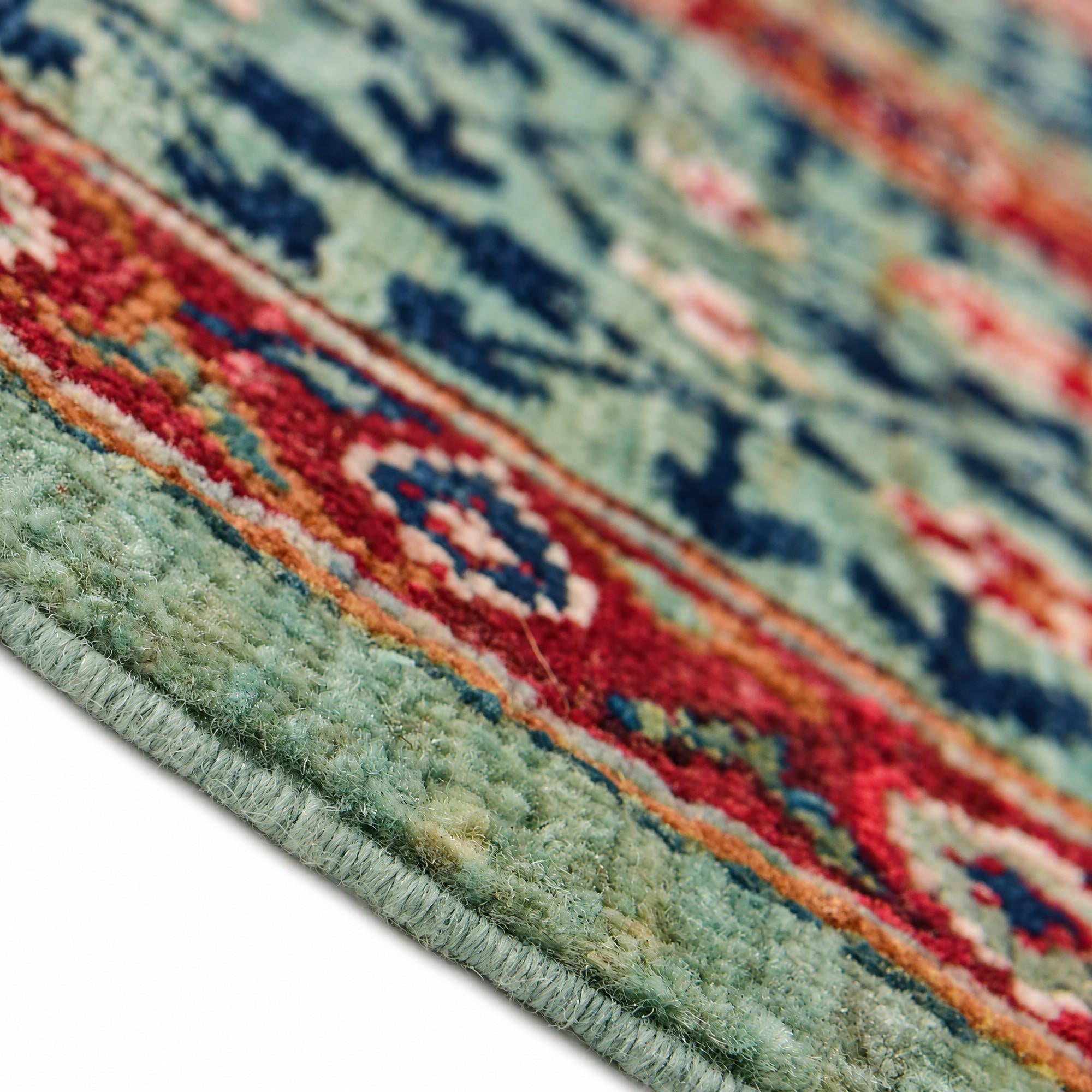 195cm x 295cm Hand Knotted Mamluk Ziegler Rug