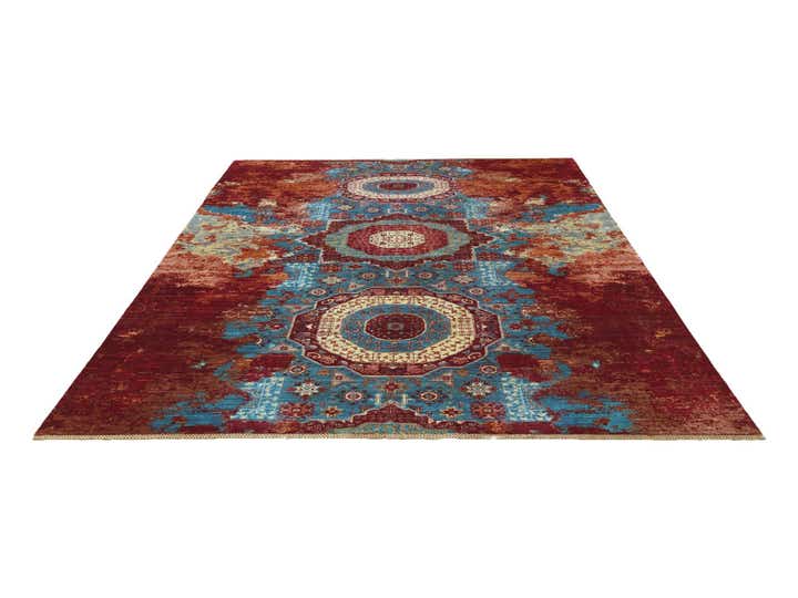 8' 11 x 11' 11 Hand Knotted Mamluk Ziegler Rug