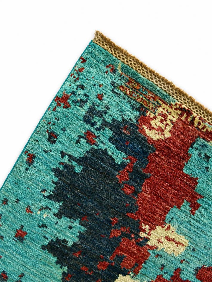 Detail image of 5' 9 x 8' 2 Hand Knotted Mamluk Ziegler Rug