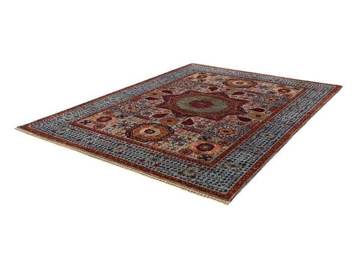 5' x 6' 8 Hand Knotted Mamluk Ziegler Rug