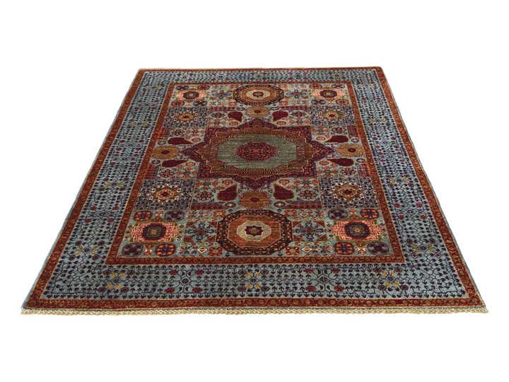 5' x 6' 8 Hand Knotted Mamluk Ziegler Rug