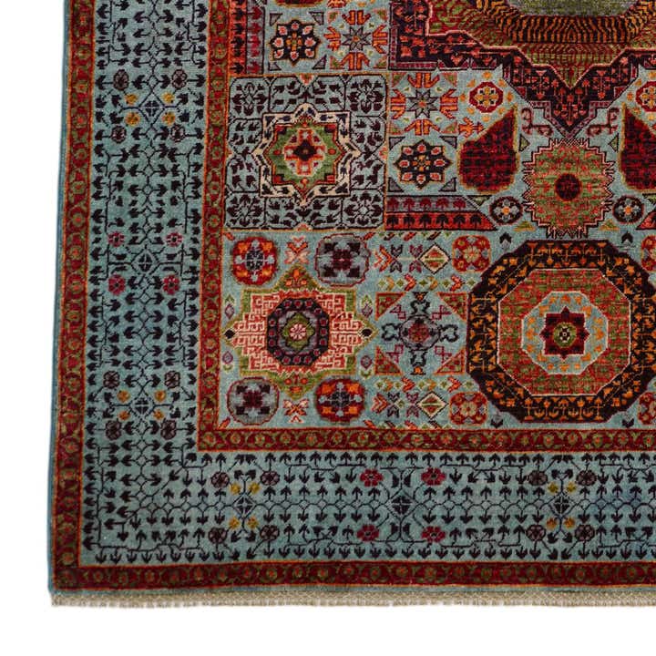 5' x 6' 8 Hand Knotted Mamluk Ziegler Rug