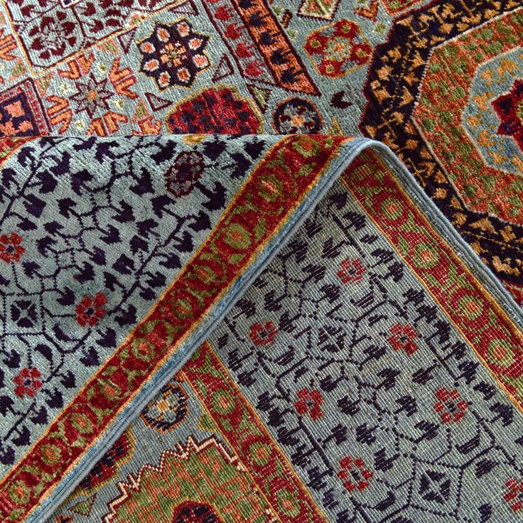 Detail image of 5' x 6' 8 Hand Knotted Mamluk Ziegler Rug