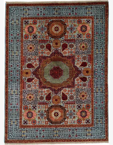 5' x 6' 8 Hand Knotted Mamluk Ziegler Rug