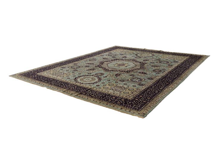 Detail image of 9' x 11' 1 Hand Knotted Mamluk Ziegler Rug