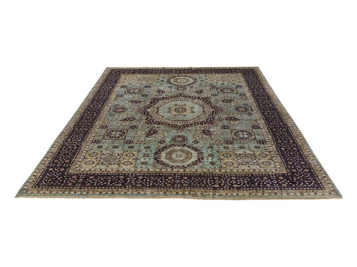 Detail image of 9' x 11' 1 Hand Knotted Mamluk Ziegler Rug