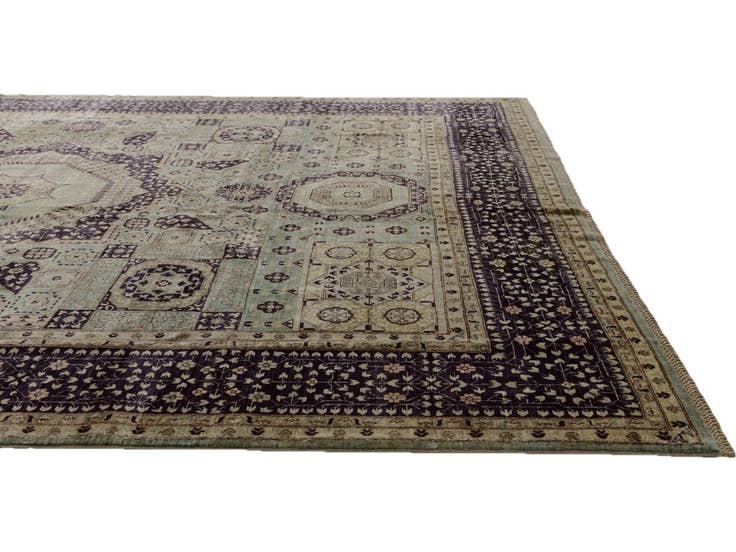 Detail image of 9' x 11' 1 Hand Knotted Mamluk Ziegler Rug