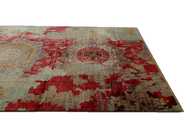 6' 7 x 10' Hand Knotted Mamluk Ziegler Rug