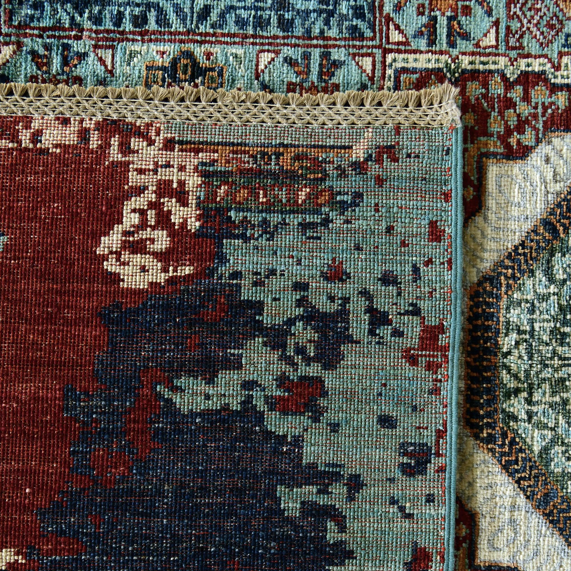 180cm x 250cm Hand Knotted Mamluk Ziegler Rug
