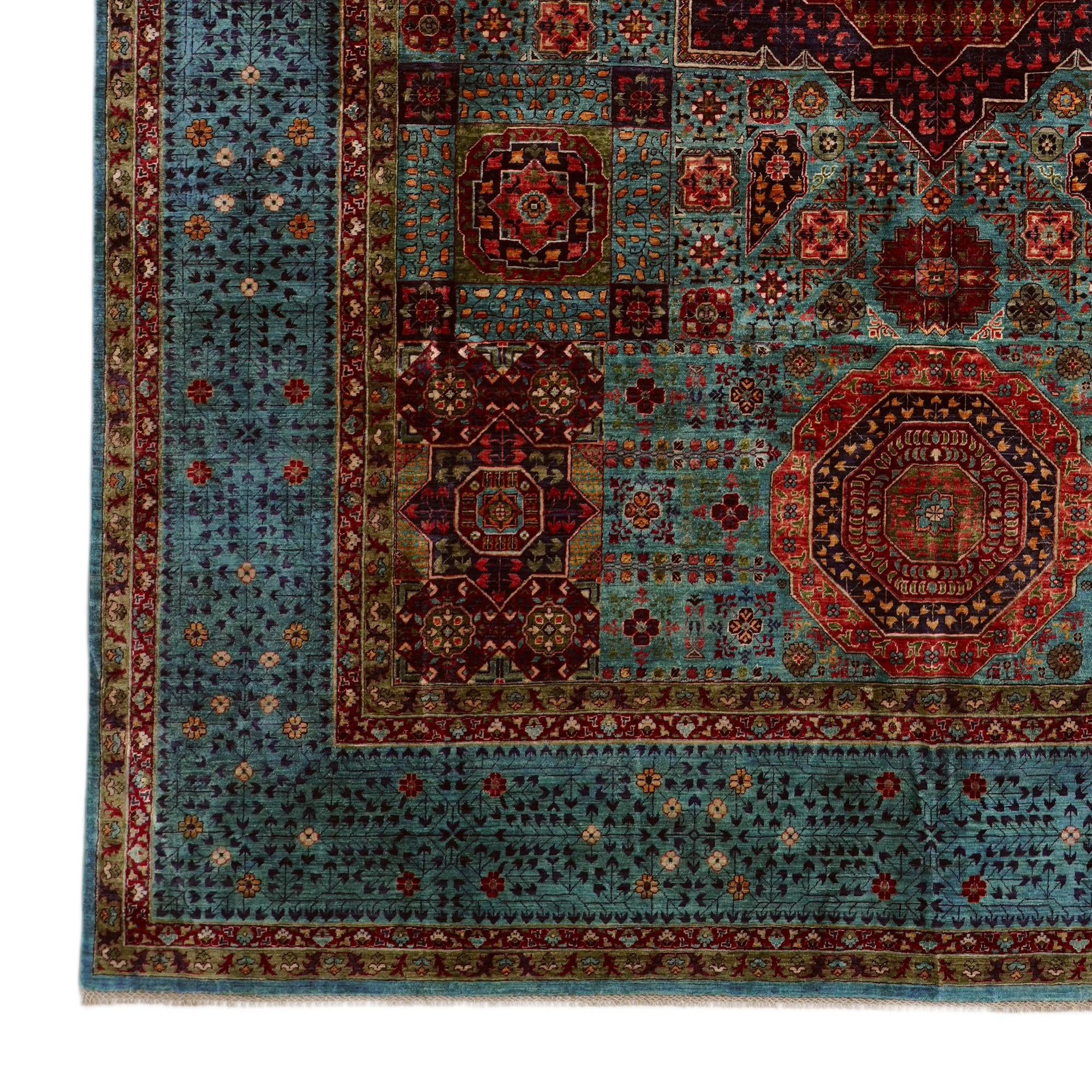 9' 7 x 13' 7 Hand Knotted Mamluk Ziegler Rug