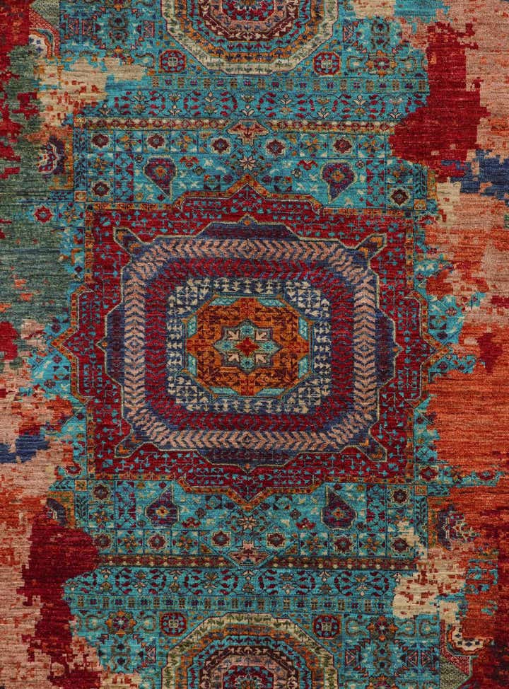 8' 2 x 10' Hand Knotted Mamluk Ziegler Rug