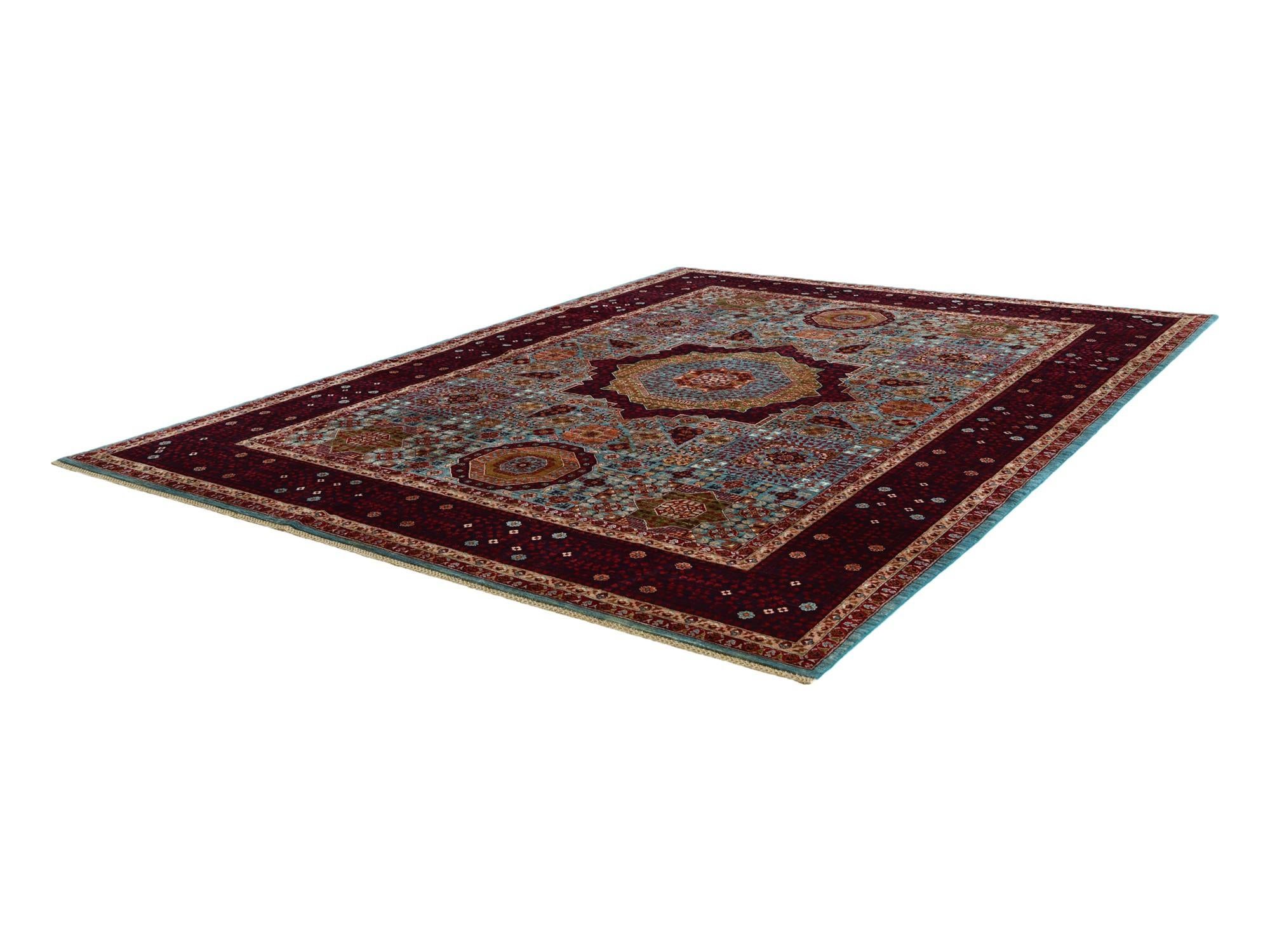 9' x 12' 1 Hand Knotted Mamluk Ziegler Rug
