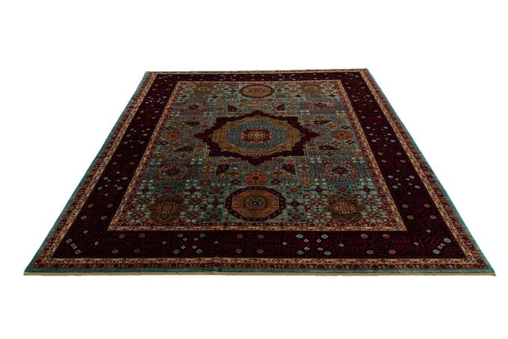Detail image of 9' x 12' 1 Hand Knotted Mamluk Ziegler Rug
