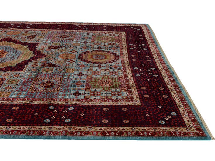 Detail image of 9' x 12' 1 Hand Knotted Mamluk Ziegler Rug