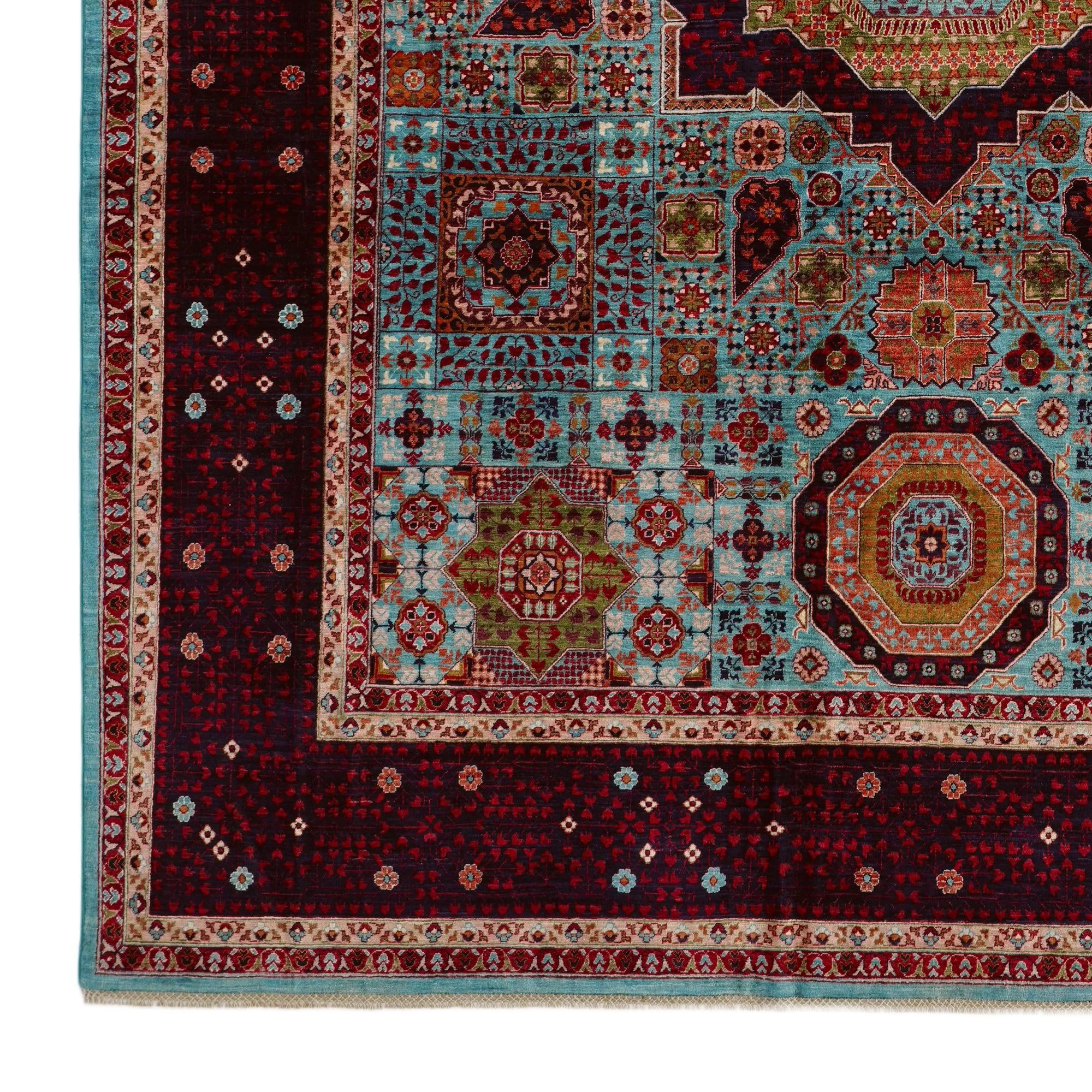 9' x 12' 1 Hand Knotted Mamluk Ziegler Rug
