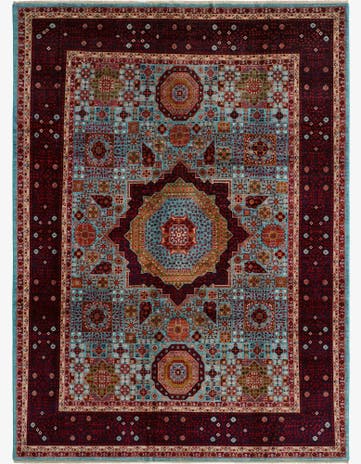 9' x 12' 1 Hand Knotted Mamluk Ziegler Rug