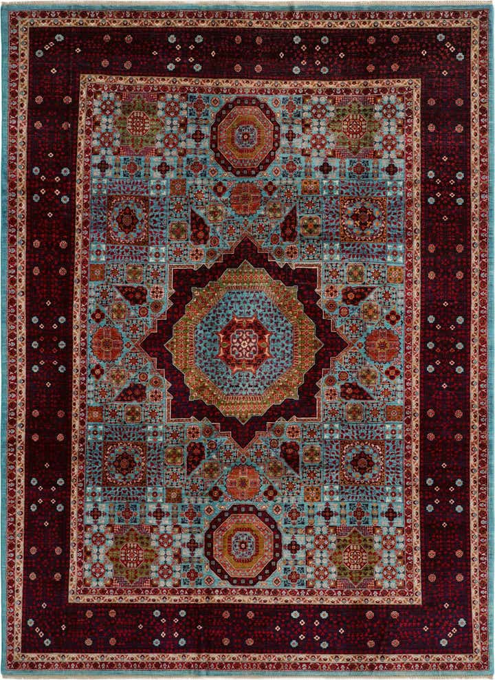 9' x 12' 1 Hand Knotted Mamluk Ziegler Rug