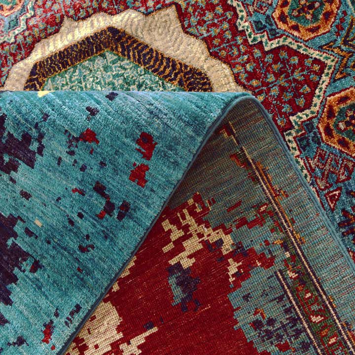 6' 10 x 10' 2 Hand Knotted Mamluk Ziegler Rug
