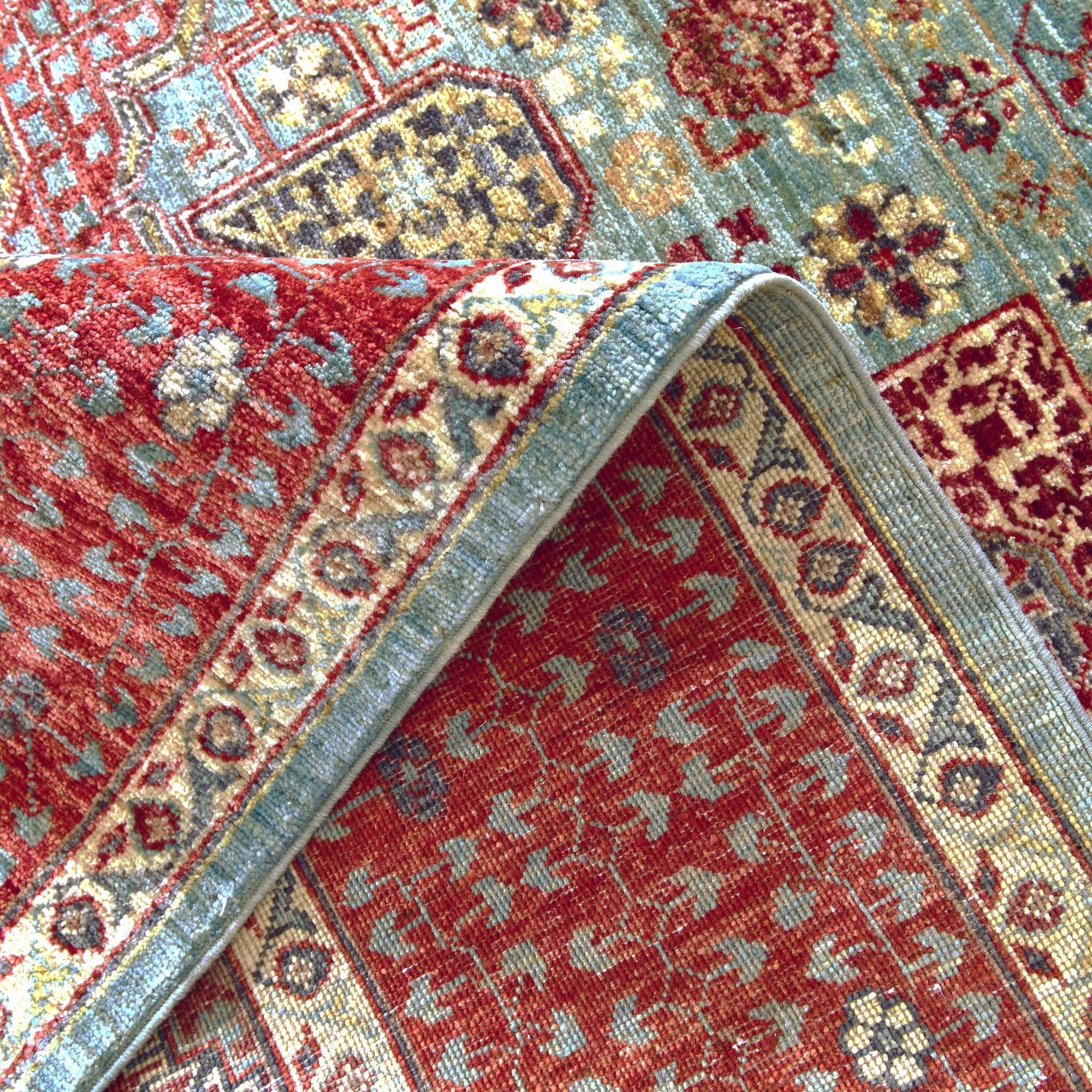 6' 8 x 9' 7 Hand Knotted Mamluk Ziegler Rug