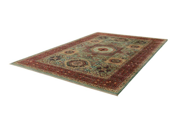 Detail image of 6' 9 x 9' 7 Hand Knotted Mamluk Ziegler Rug