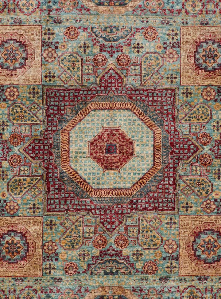 6' 9 x 9' 7 Hand Knotted Mamluk Ziegler Rug
