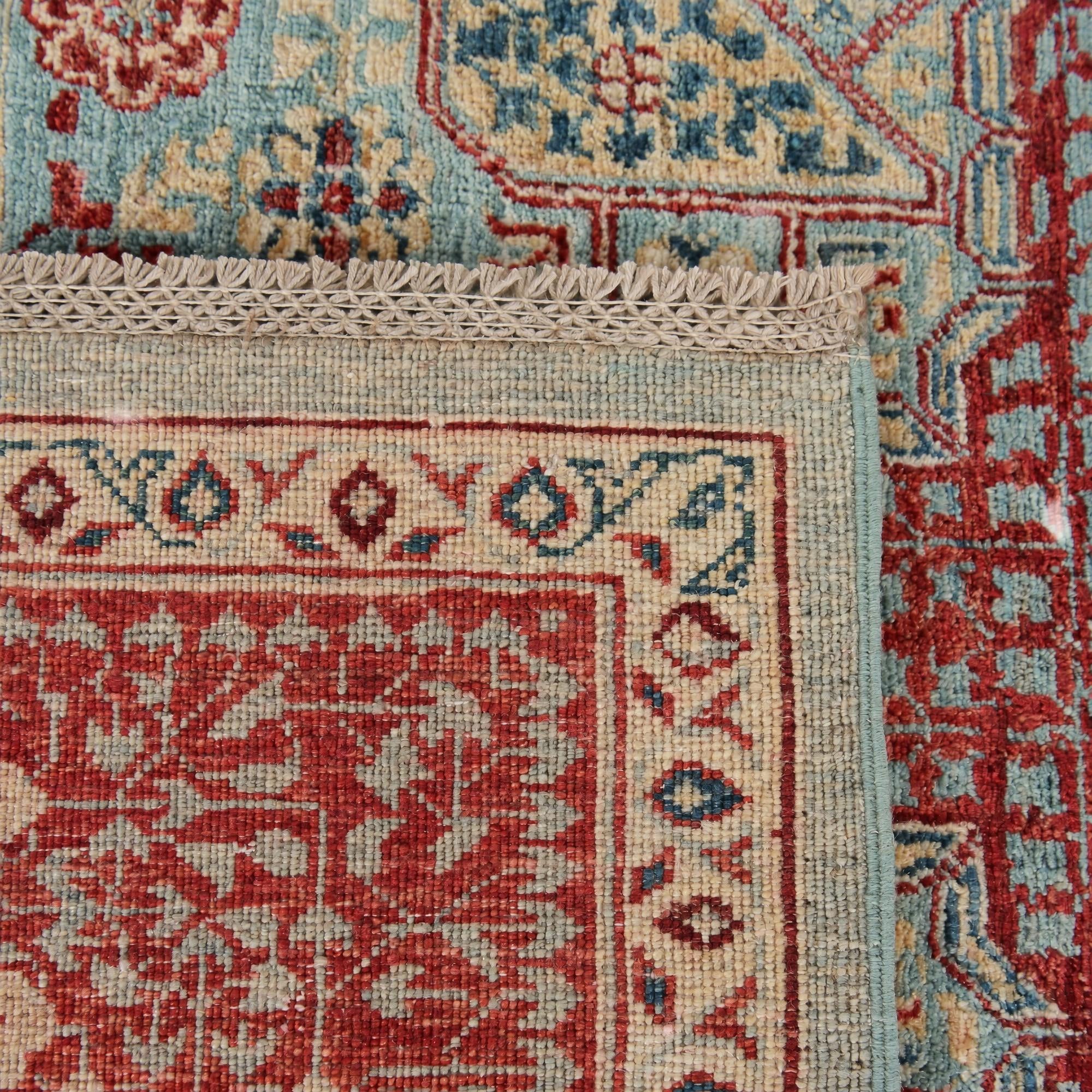 205cm x 295cm Hand Knotted Mamluk Ziegler Rug