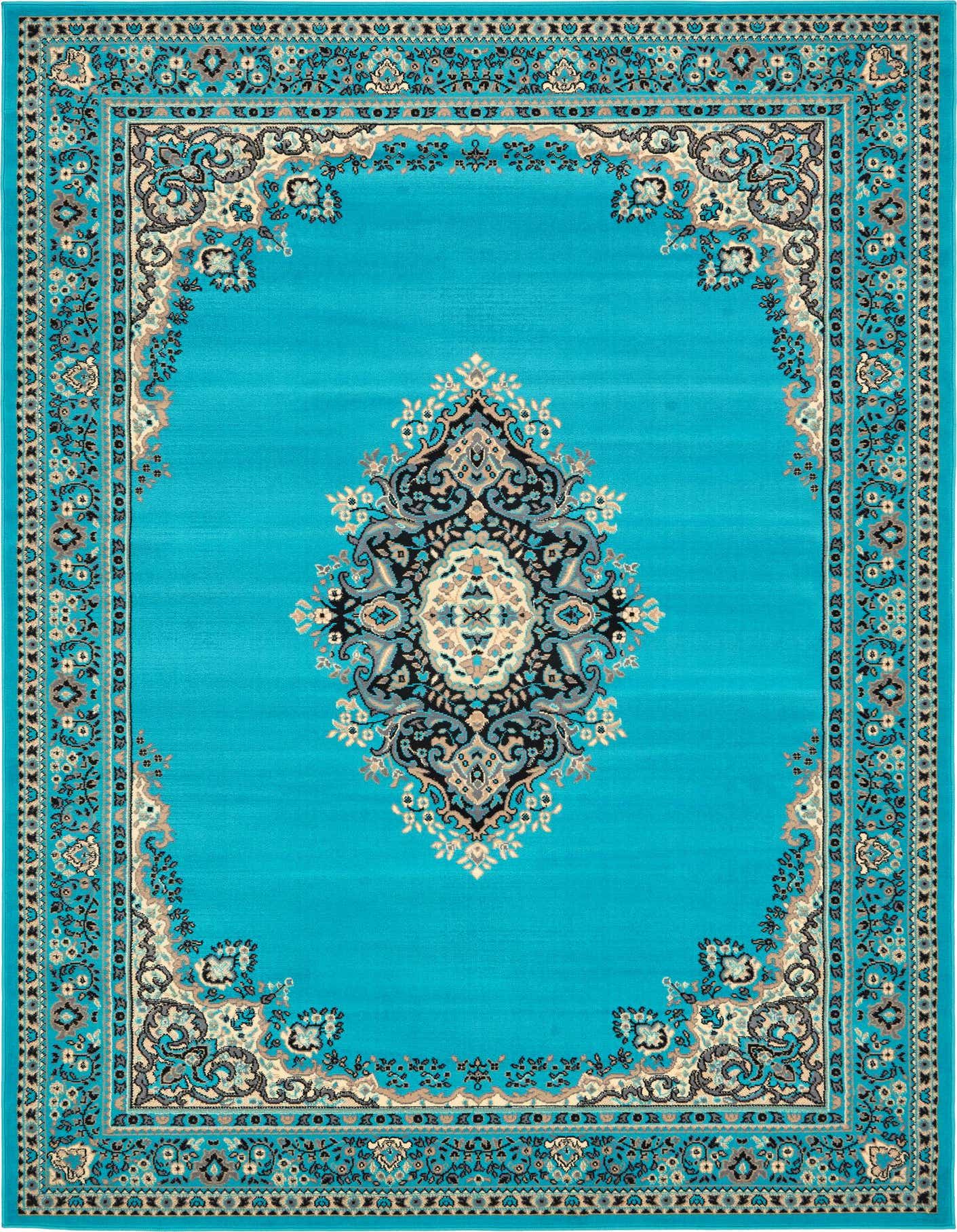 7' x 10' Mashad Design Rug