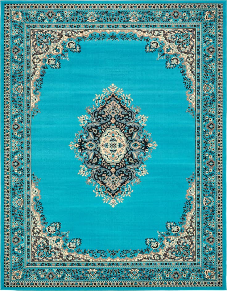 Detail image of 7' x 10' Mashad Design Rug
