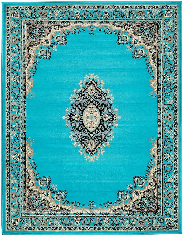 Detail image of 4' x 6' Mashad Design Rug