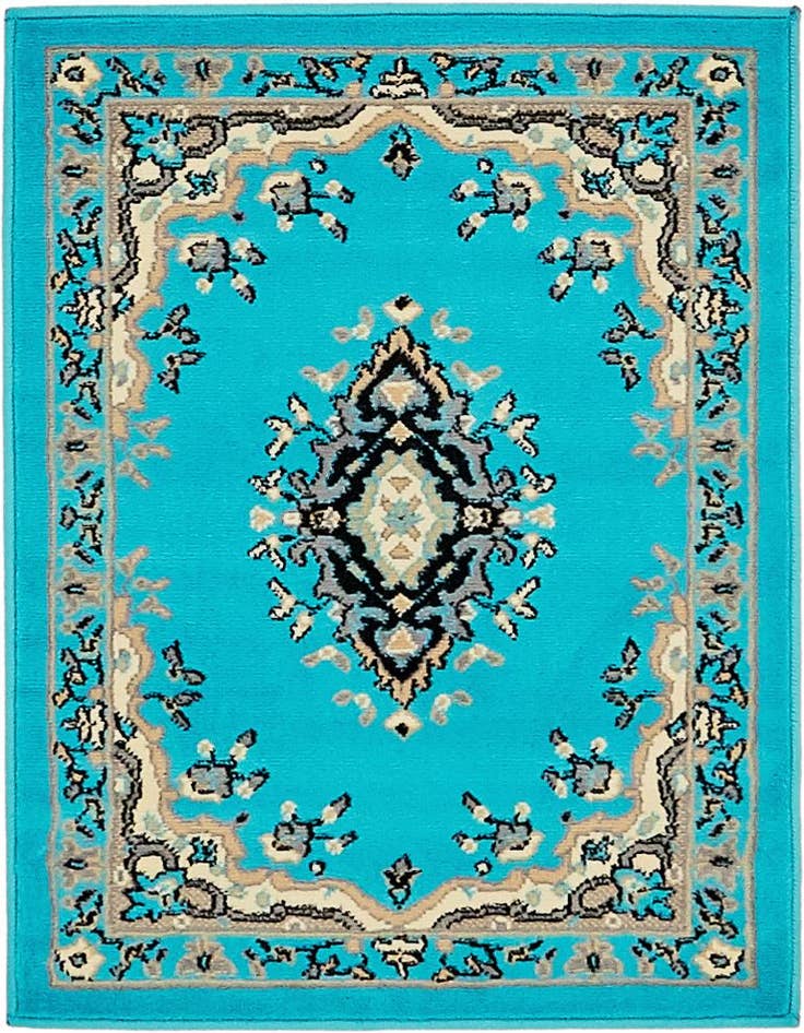 Detail image of 2' x 3' Mashad Design Rug