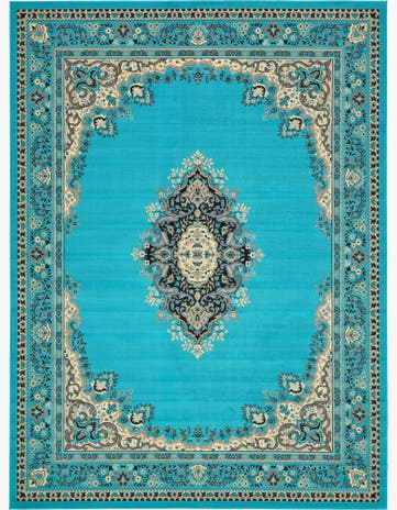 10' x 13' Mashad Design Rug