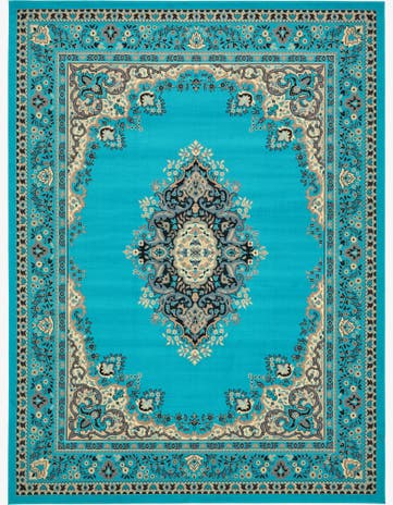 9' x 12' Mashad Design Rug