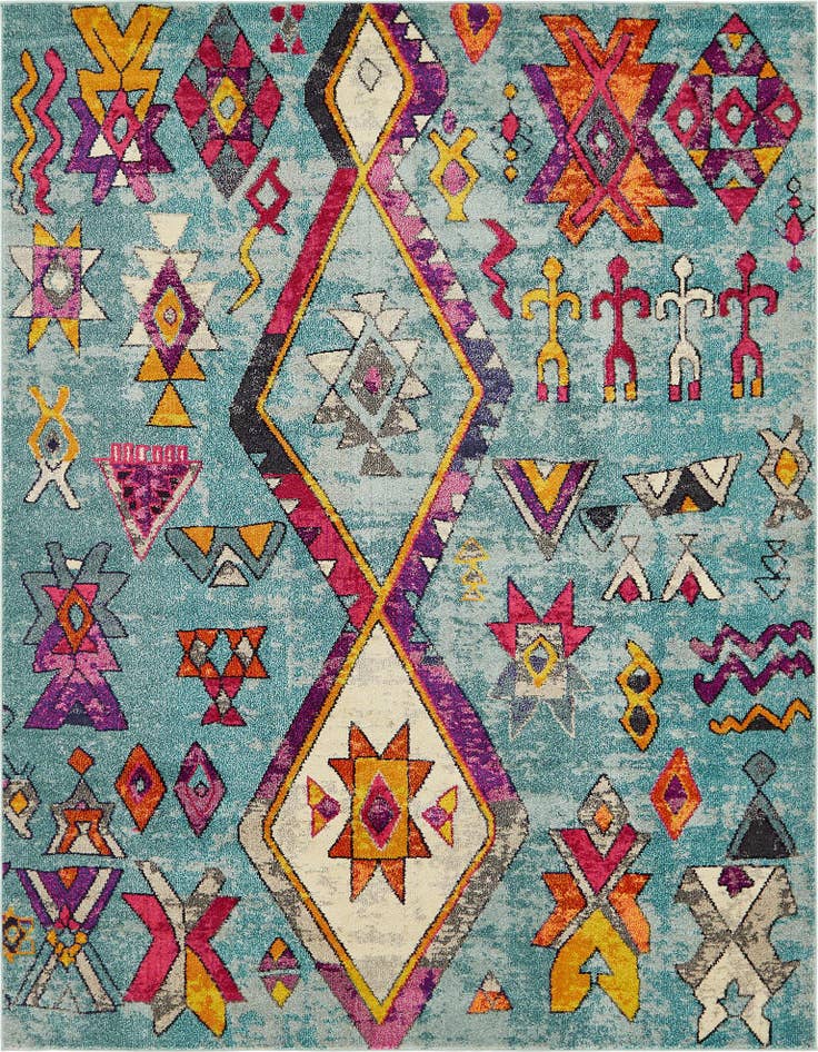 Detail image of 8' x 10' Washable Mesa Rug