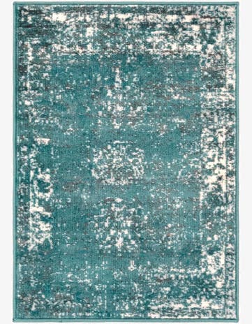 Turquoise Monte Carlo Rug