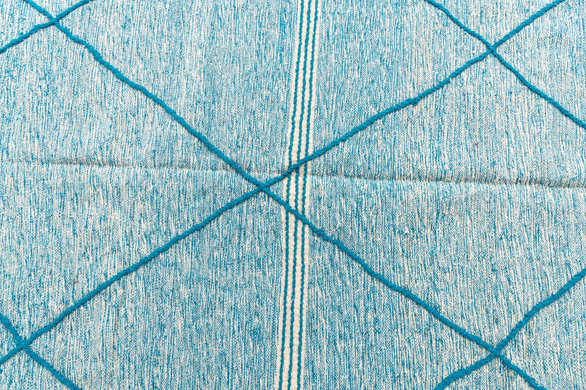 6' 6 x 10' 2 Hand Knotted Moroccan Wool Rug
